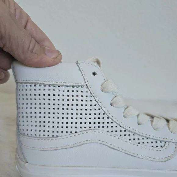 Vans Perforated Leather SK8-Hi Sneakers - Picture 4 of 6